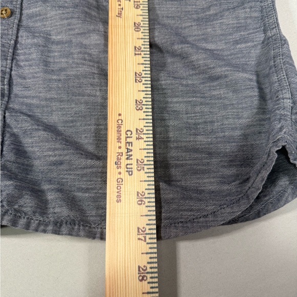 Vans Men’s Chambray Button Up Shirt Y2K Skate Surf Size M - Picture 11 of 14